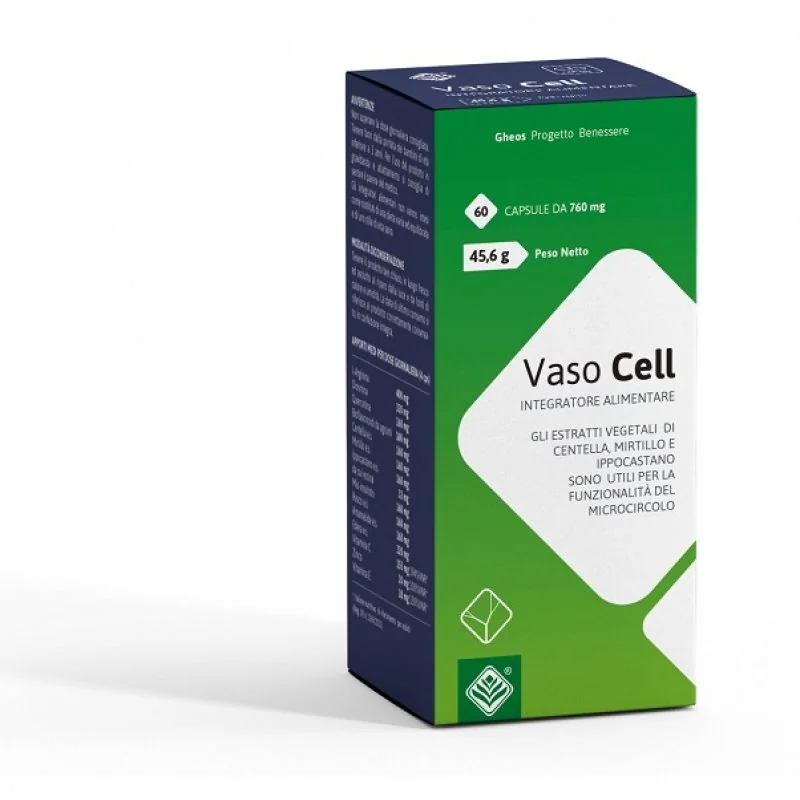 Vaso Cell 60 Capsule Benessere Microcircolo