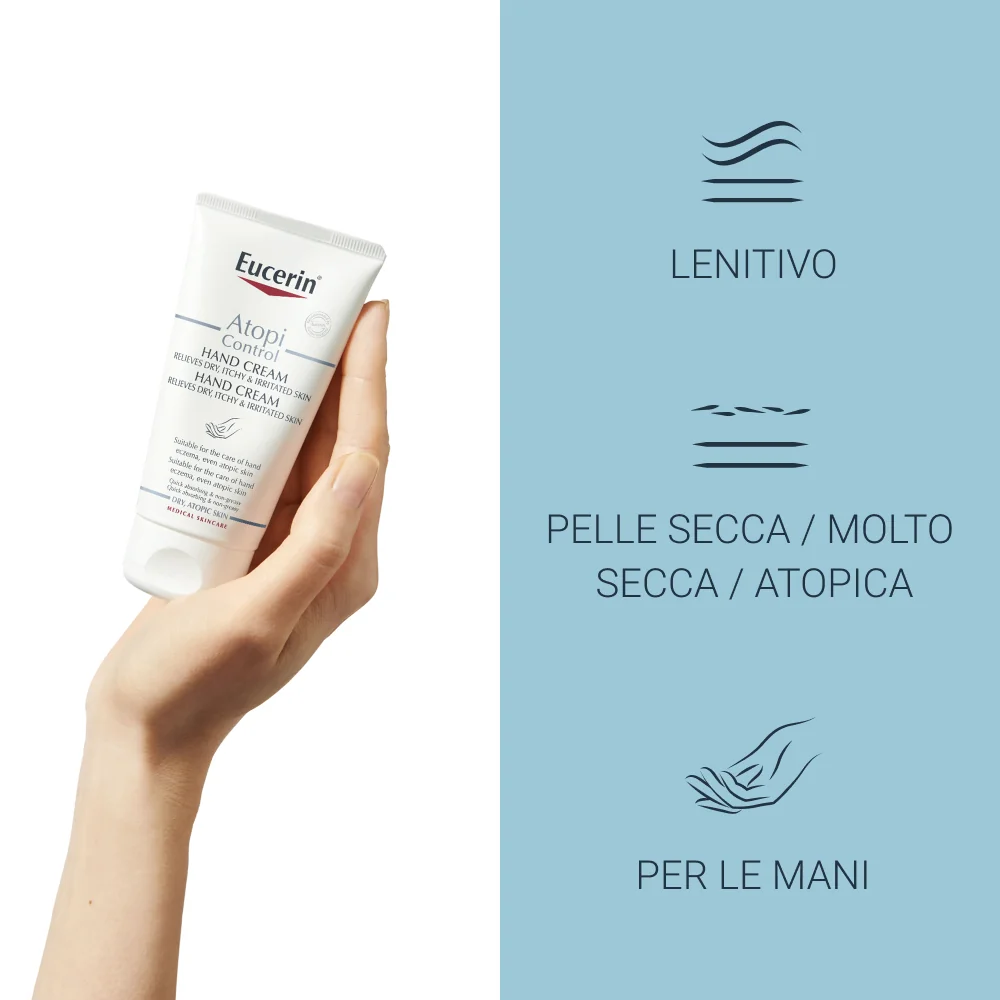 Eucerin AtopiControl Crema Mani Pelle Secca E Irritata 75 ml Pelle atopica