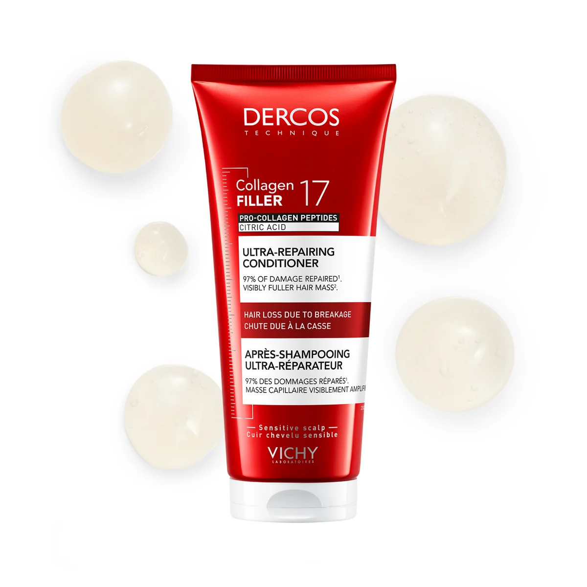 Dercos Technique Collagen Repair Balsamo 200 Ml Trattamento Riparatore