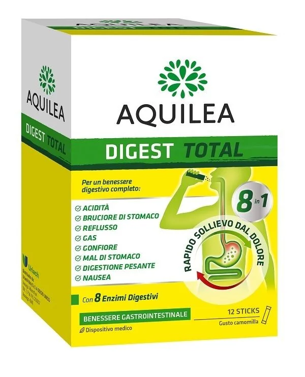 Aquilea Digest Total 12 Stick 2,5 G Benessere Gastrointestinale