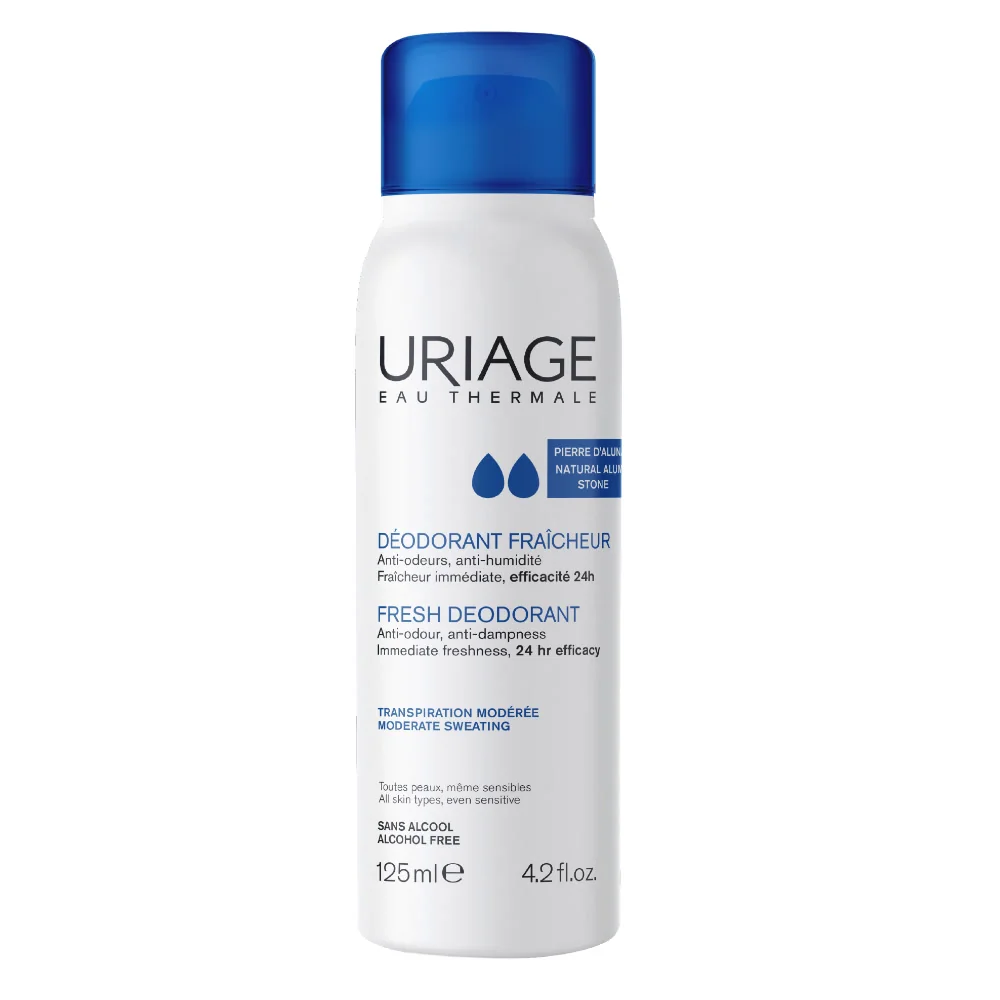 Uriage Eau Thermale Deodorante Fraicheur Spray Antibatterico 125 ml Azione Anti-Odore