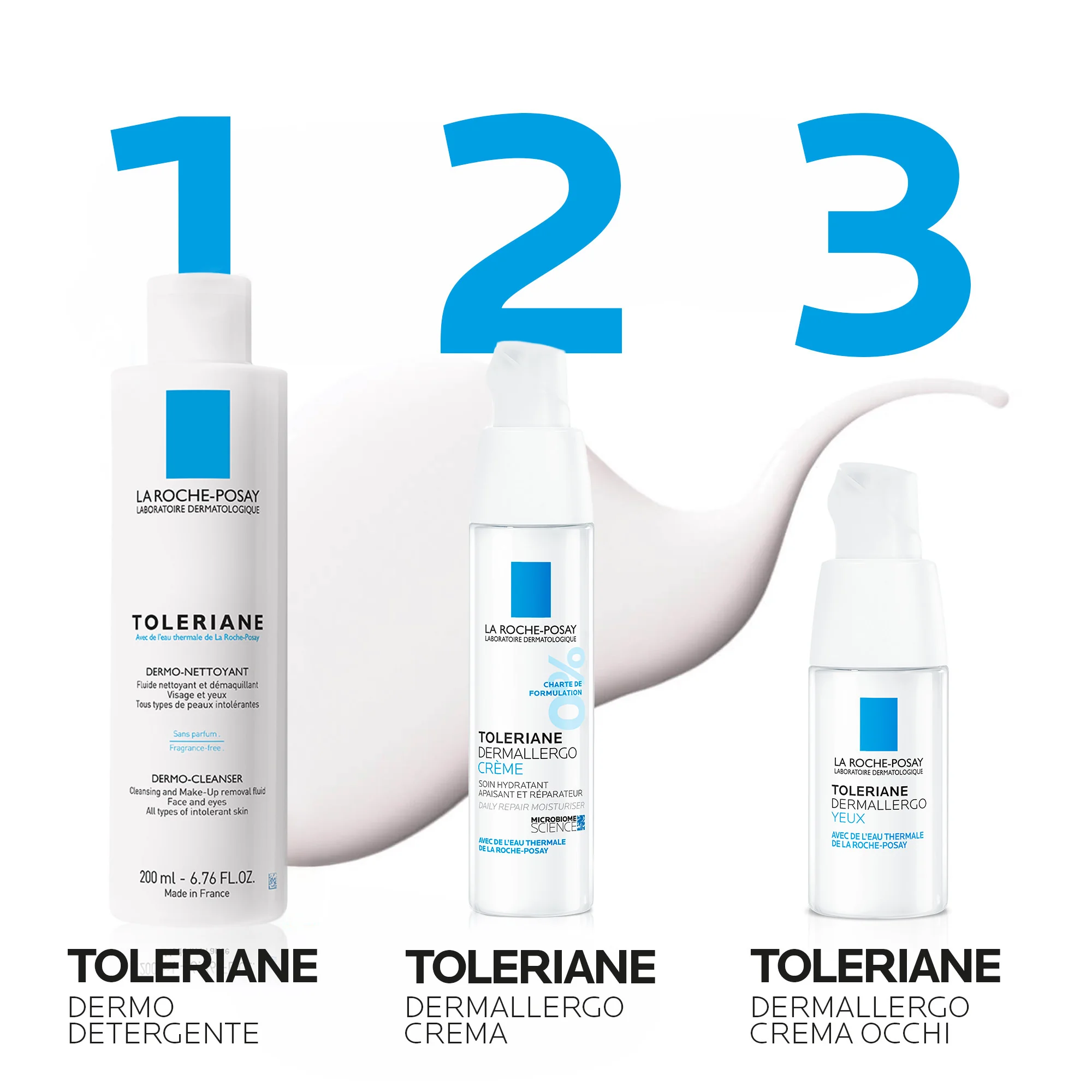 La Roche Posay Toleriane Dermo Detergente 200 Ml Pelle sensibile