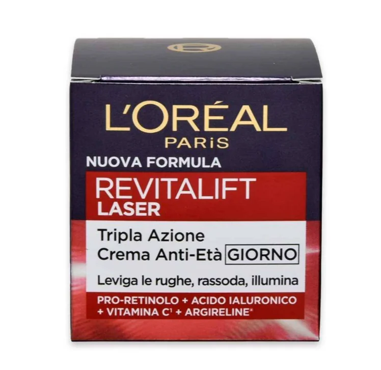 Loreal Paris Revitalift Laser Giorno 50Ml Tripla Azione Crema Anti Età