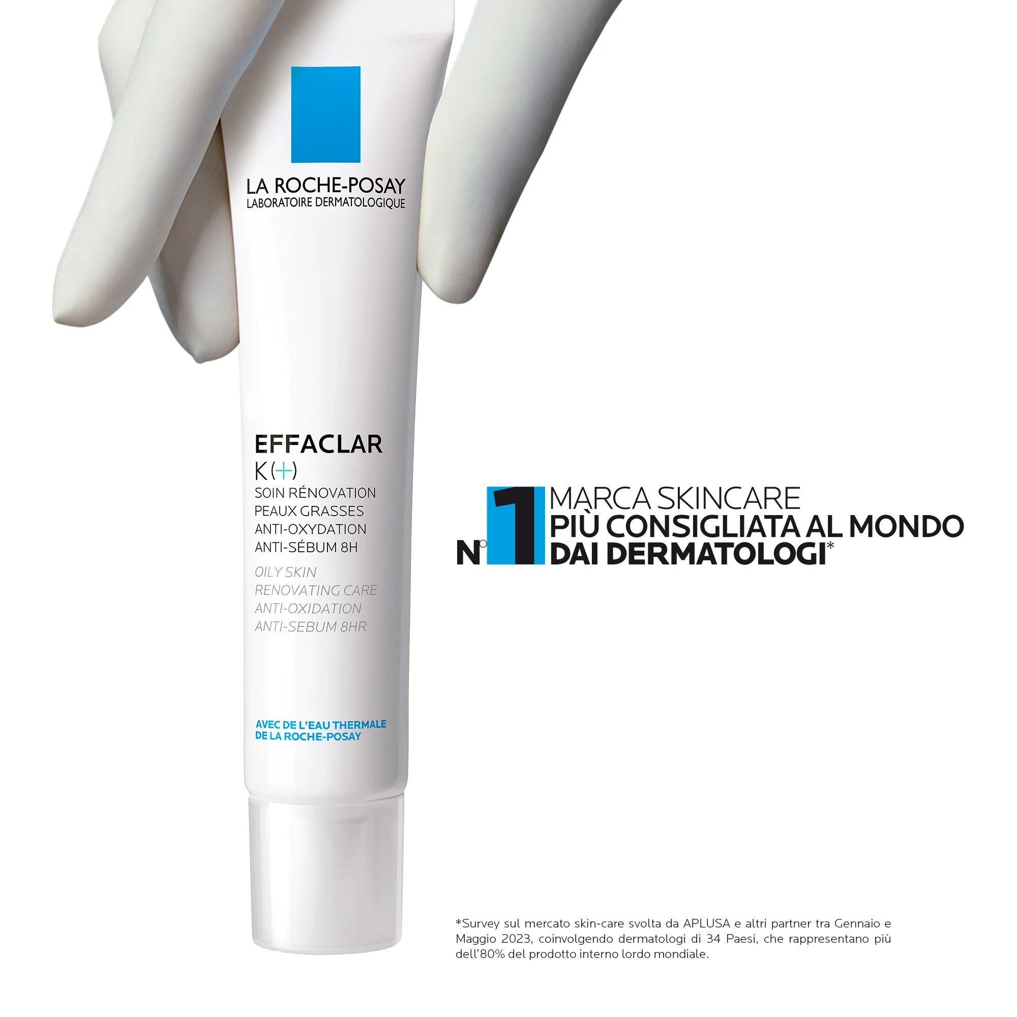 La Roche Posay Effaclar K+ 40 ml Trattamento Rinnovatore Pelle Grassa Pelle Grassa o Tendente alle Imperfezioni
