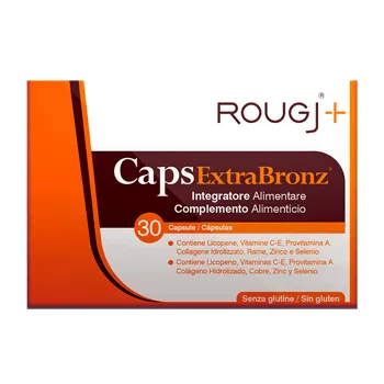 Rougj Cap ExtraBronz 30 Capsule Integratore per la Stimolazione della Melanina