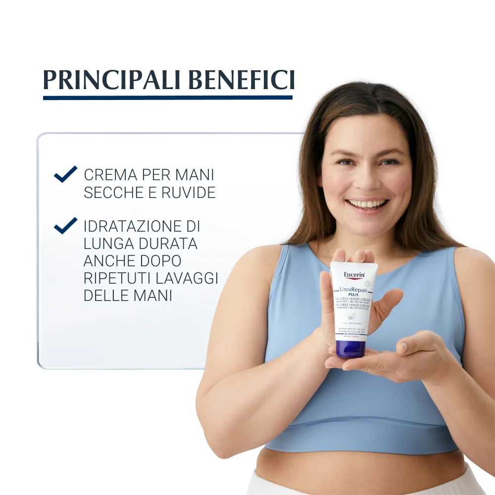 Eucerin Urea Repair Crema Mani 30 ml Urea 5%