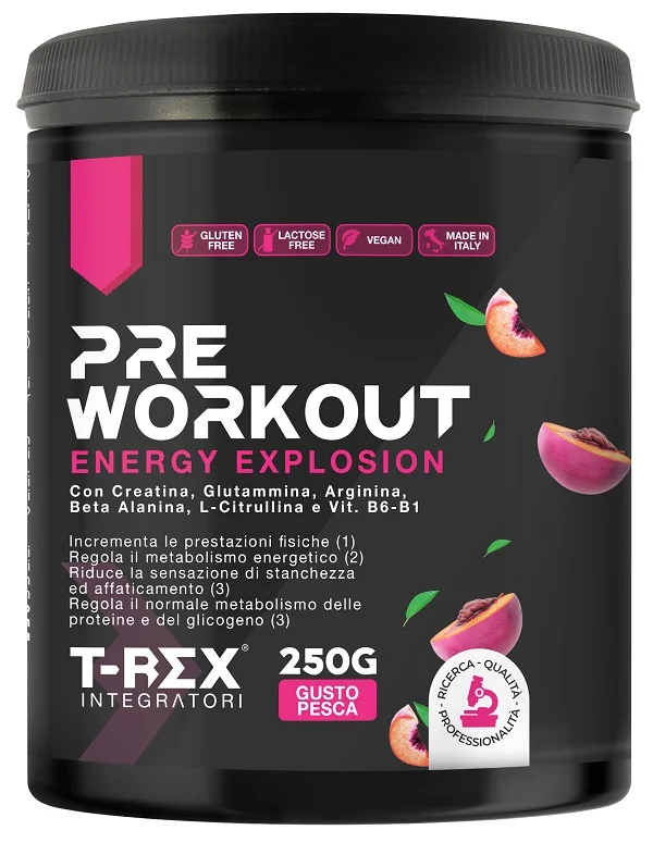 T-Rex Pre Workout Pesca 250G