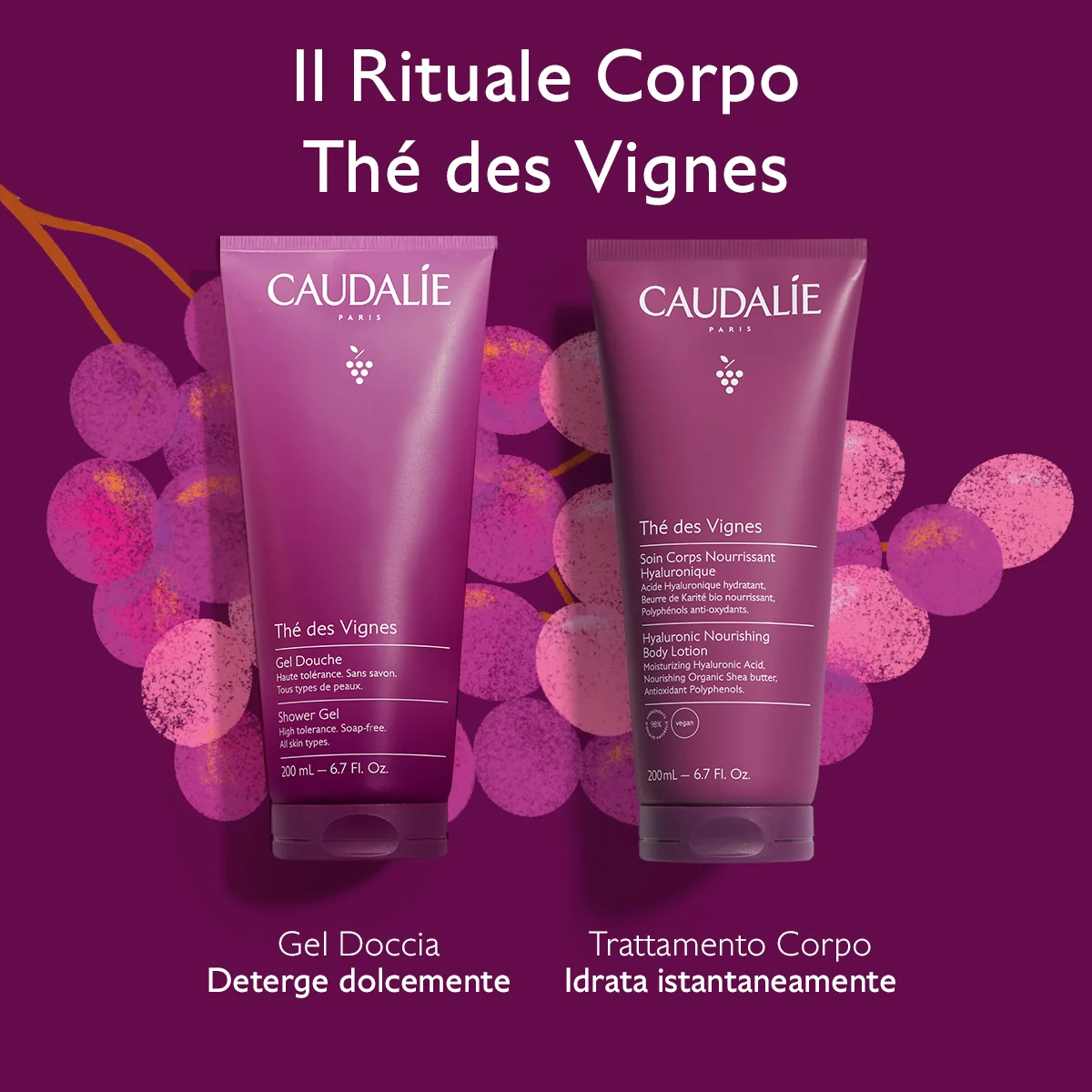 The' Des Vignes Cofanetto Trattamento Corpo Xmas26