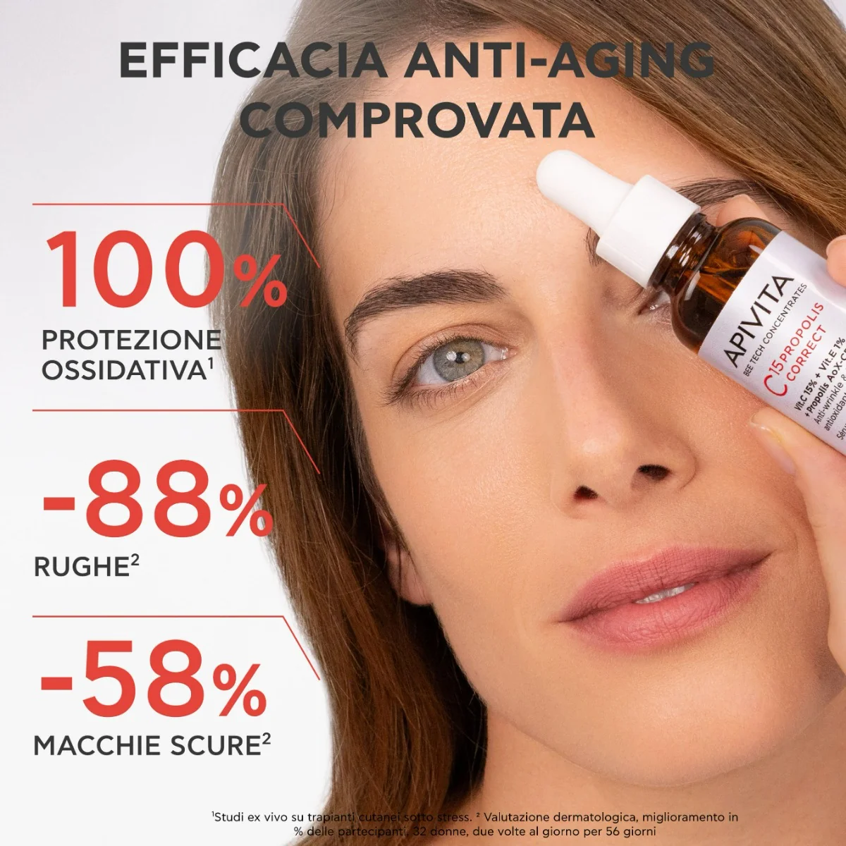 Apivita Bee Tech Concentrates C15 Propolis Correct 30 Ml Siero Anti-Rughe e Anti-Macchie