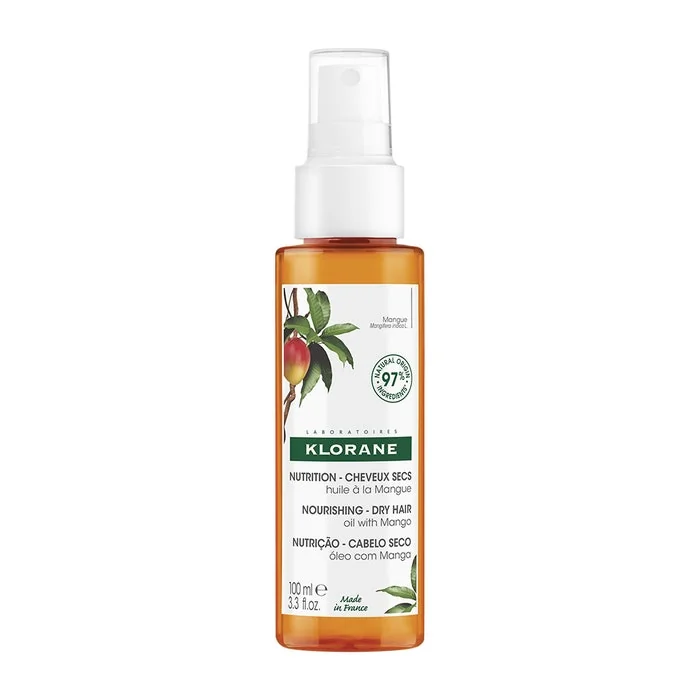 Klorane Olio al Mango Per Capelli Secchi Spray 125 ml Nutritivo