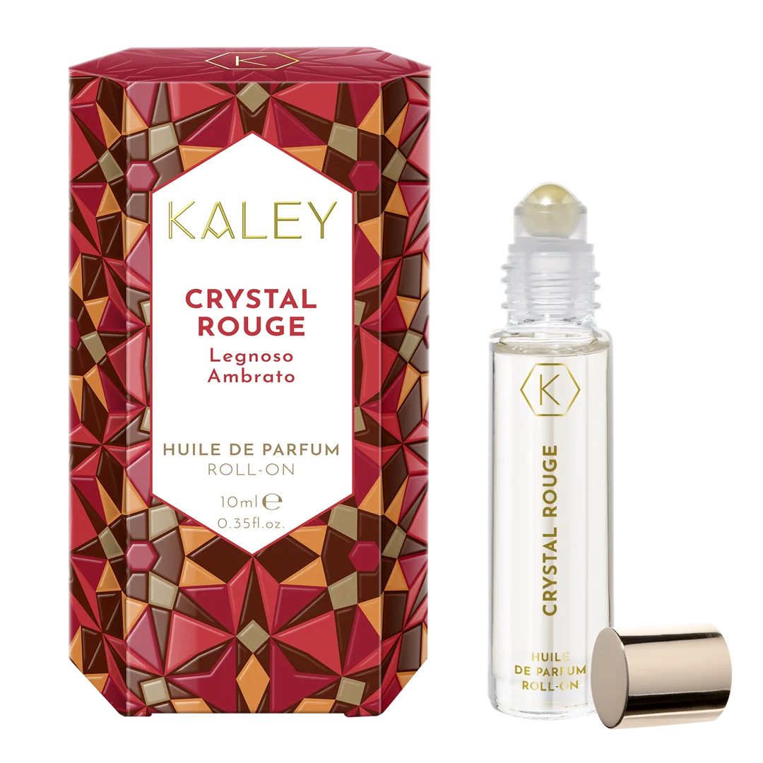 Kaley Profumo In Olio Roll On Crystal Rouge 10 ml Fragranza Intensa e Persistente