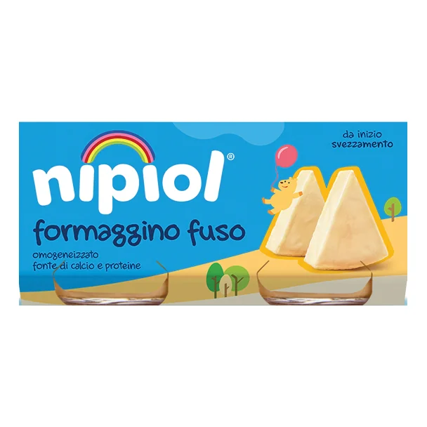 Nipiol Omogeneizzato Formaggino Fuso 2x80 g Svezzamento