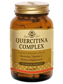 Solgar Quercitina Complex 50 Capsule Vegetali Integratore a base di Quercitina