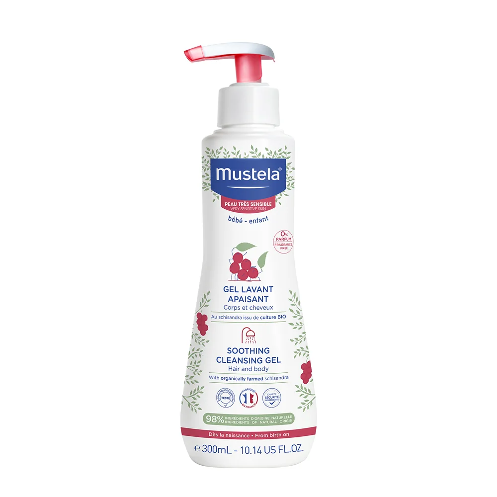 Mustela Gel Detergente Lenitivo 300 Ml Felicità Pelle sensibile