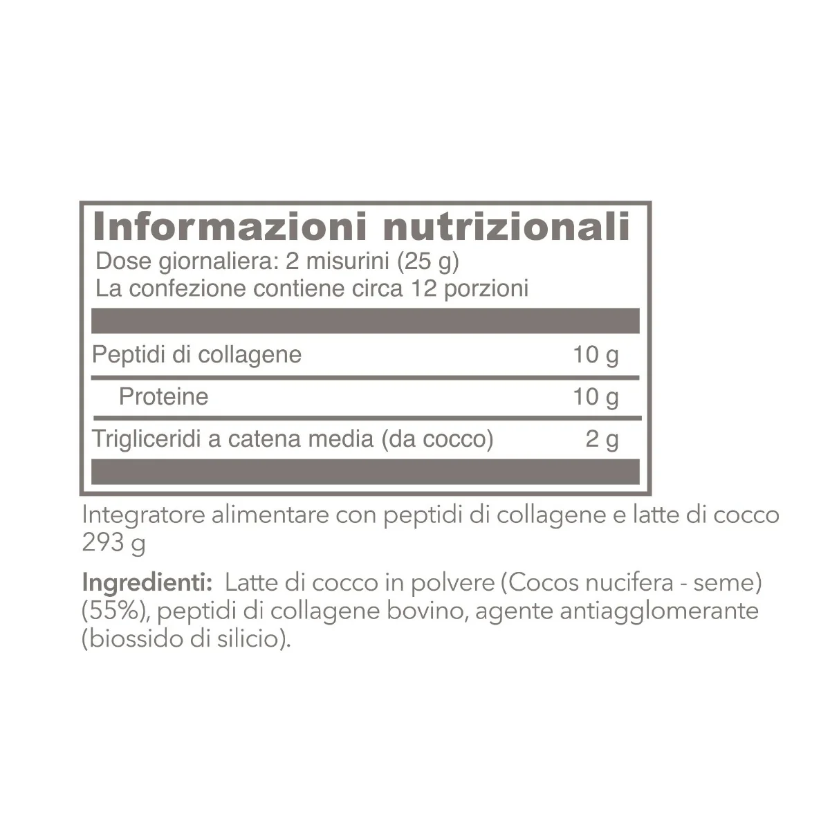 Vital Proteins Collagen Creamer 293 g Gusto Cocco