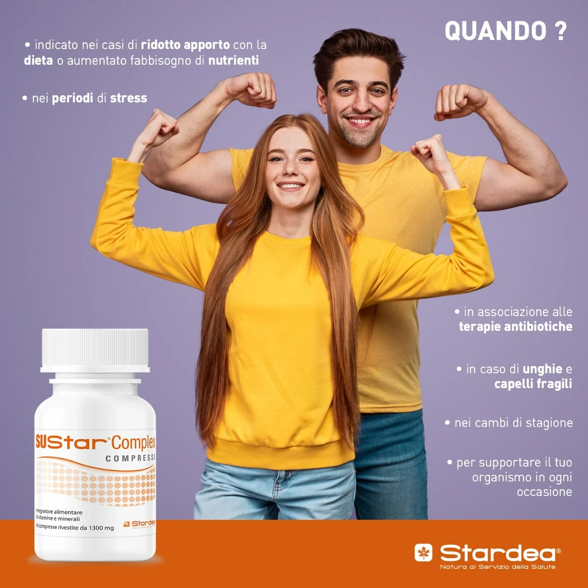Stardea Sustar Complex 60 Compresse Multivitaminico