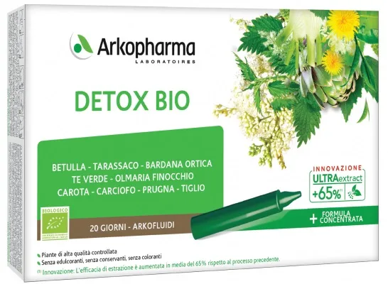 Arkopharma Detox Bio 20 Flaconcini