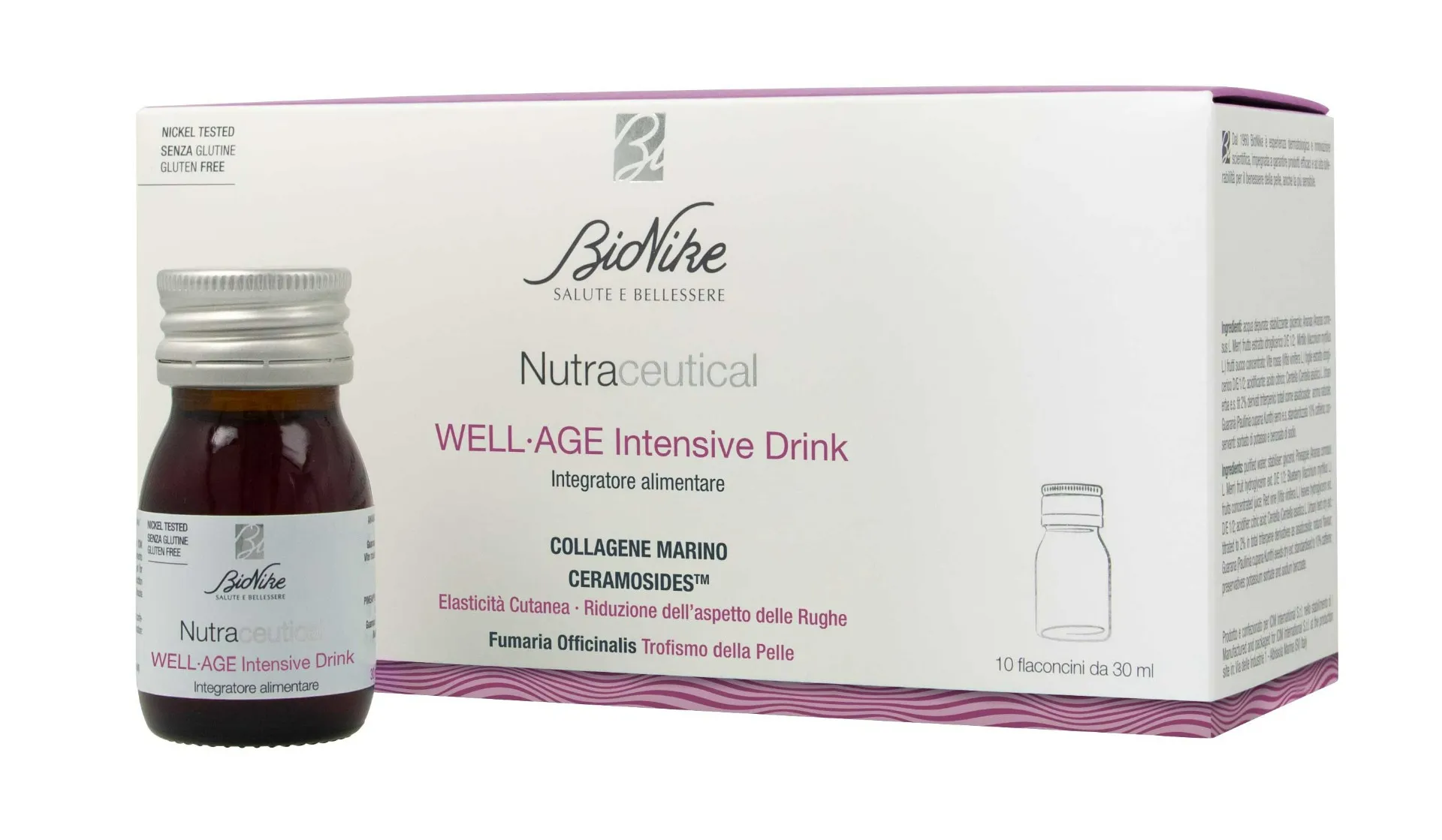BIONIKE NUTRACEUTICAL WELL AGE INTENSIVE DRINK 10 FLACONCINI