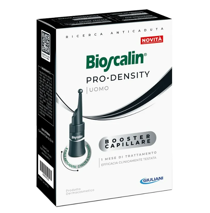 Bioscalin Pro Density Uomo Booster Capillare 8 Fiale X 2,5ml Trattamento Anticaduta Capelli