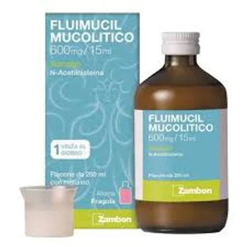 Fluimucil Mucolitico 600 mg/15 ml Sciroppo 200 ml Espettorante