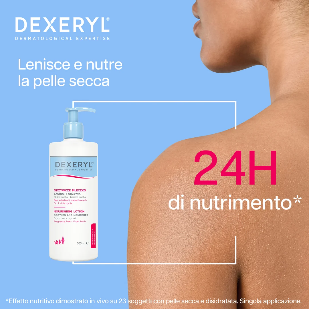 Dexeryl Latte Nutritivo 500 ml per Pelle Secca