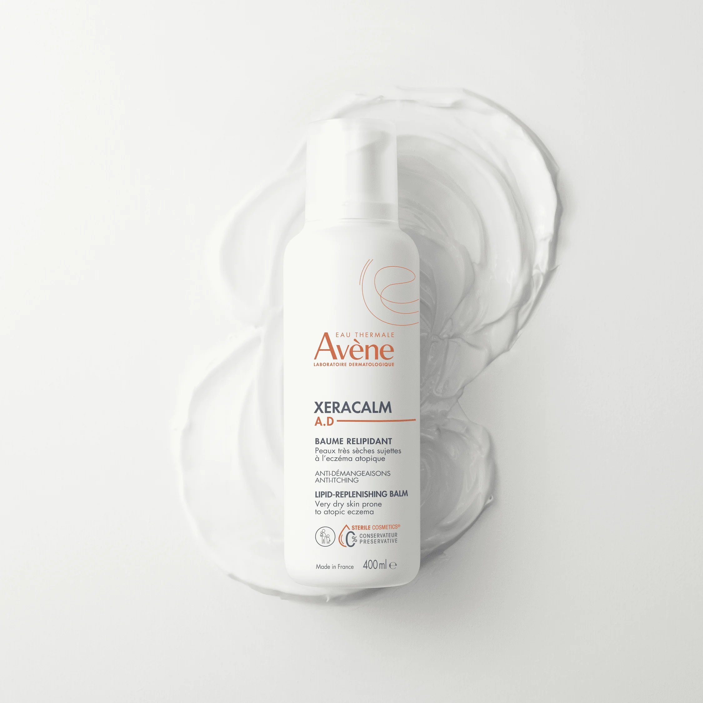 Eau Thermale Avène Xeracalm A.D Balsamo Liporestitutivo 400 ml Pelle Secca a Tendenza Atopica