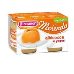 Plasmon Omogeneizzato Yogurt/Albicocca 120Gx2 Pezzi Alimento per Infanzia