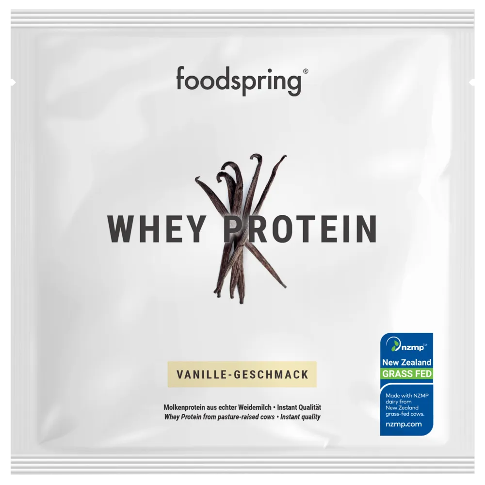 Foodspring Whey Protein Vaniglia Monodose 30 g Alto Contenuto Proteico
