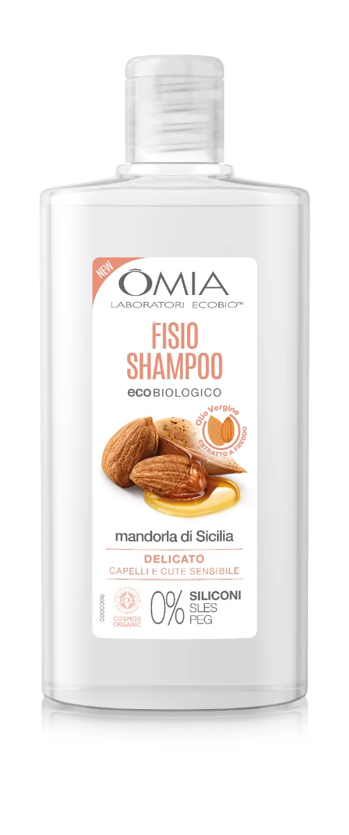Omia Shampoo Mandorla Sicilia 200 ml Capelli e Cute Sensibili