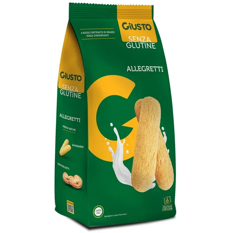 Giusto Senza Glutine Allegretti 180 g Benessere con gusto