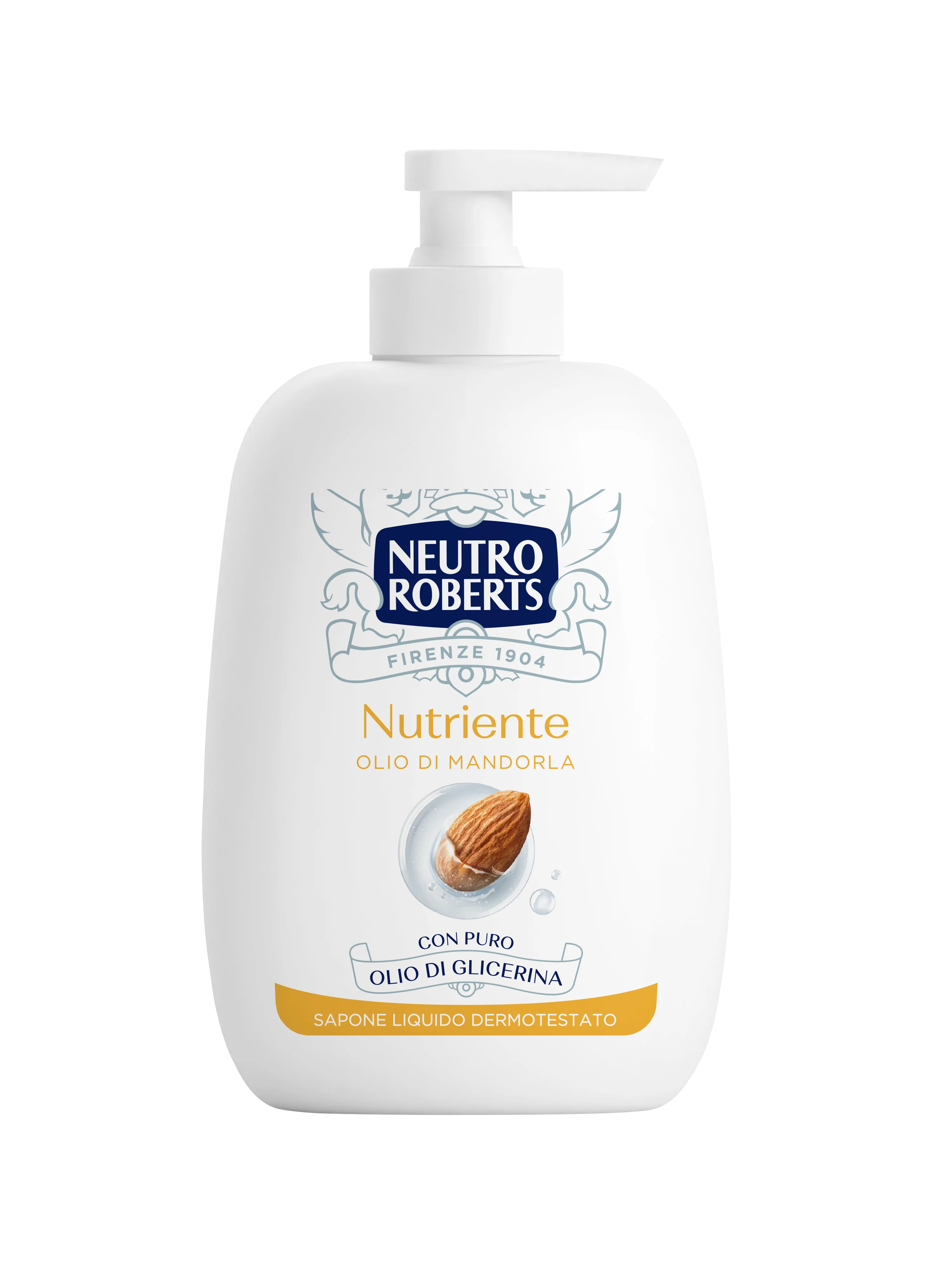 Neutro Roberts Sapone Liquido Nutriente 200 ml Pelle Soffice e Vellutata