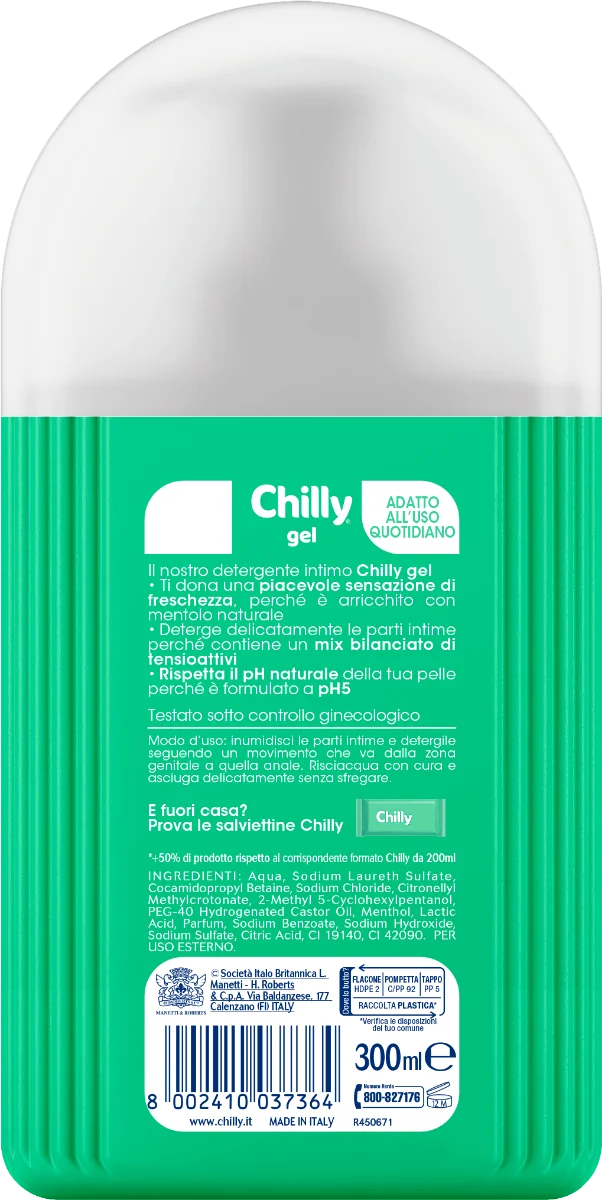 Chilly Detergente Fresco 300 ml Anti odore