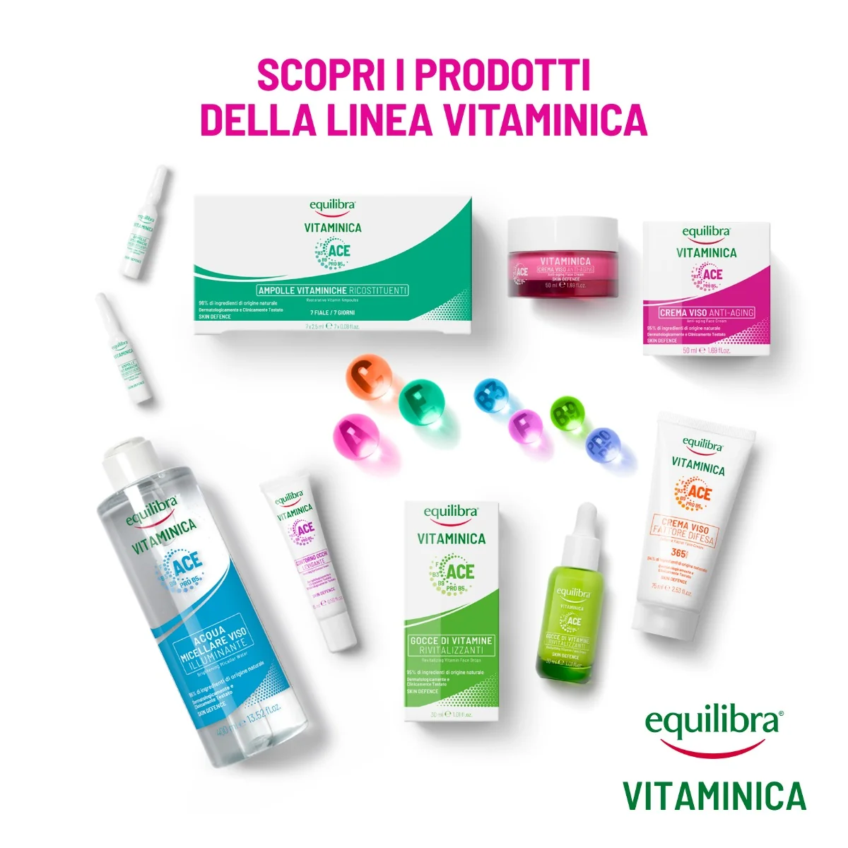 Equilibra Viso Vitaminica Crema Antiaging 50 Ml Antietà