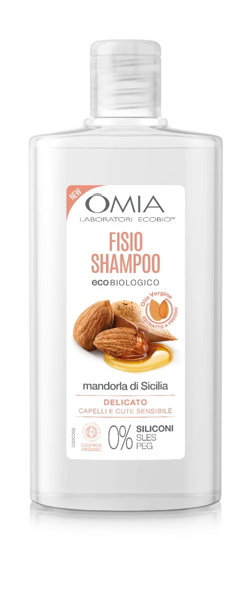 Omia Shampoo Mandorla Sicilia 200 ml Capelli e Cute Sensibili