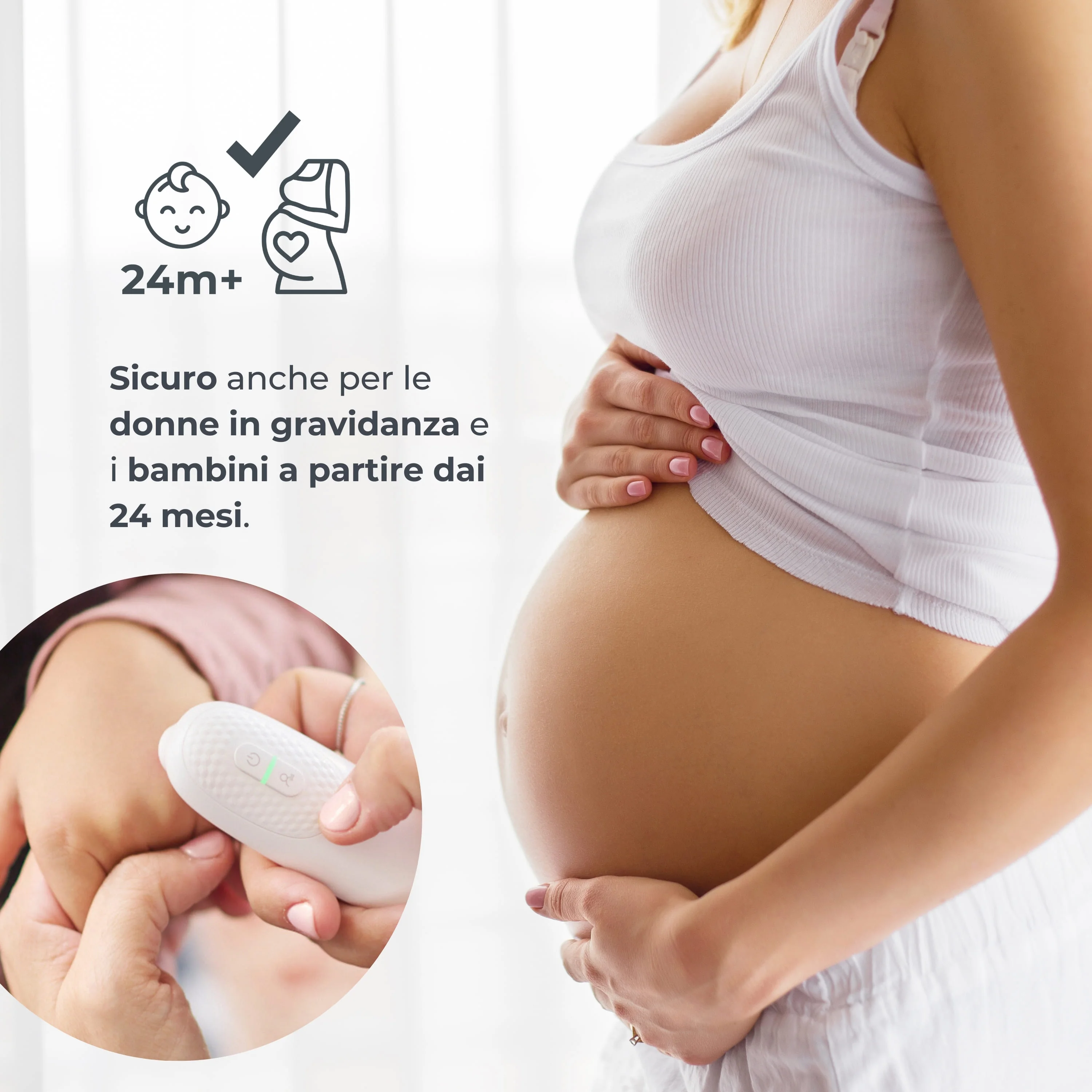 Nuvita Dispositivo Dopopuntura Insetti Elimina il prurito di zanzara