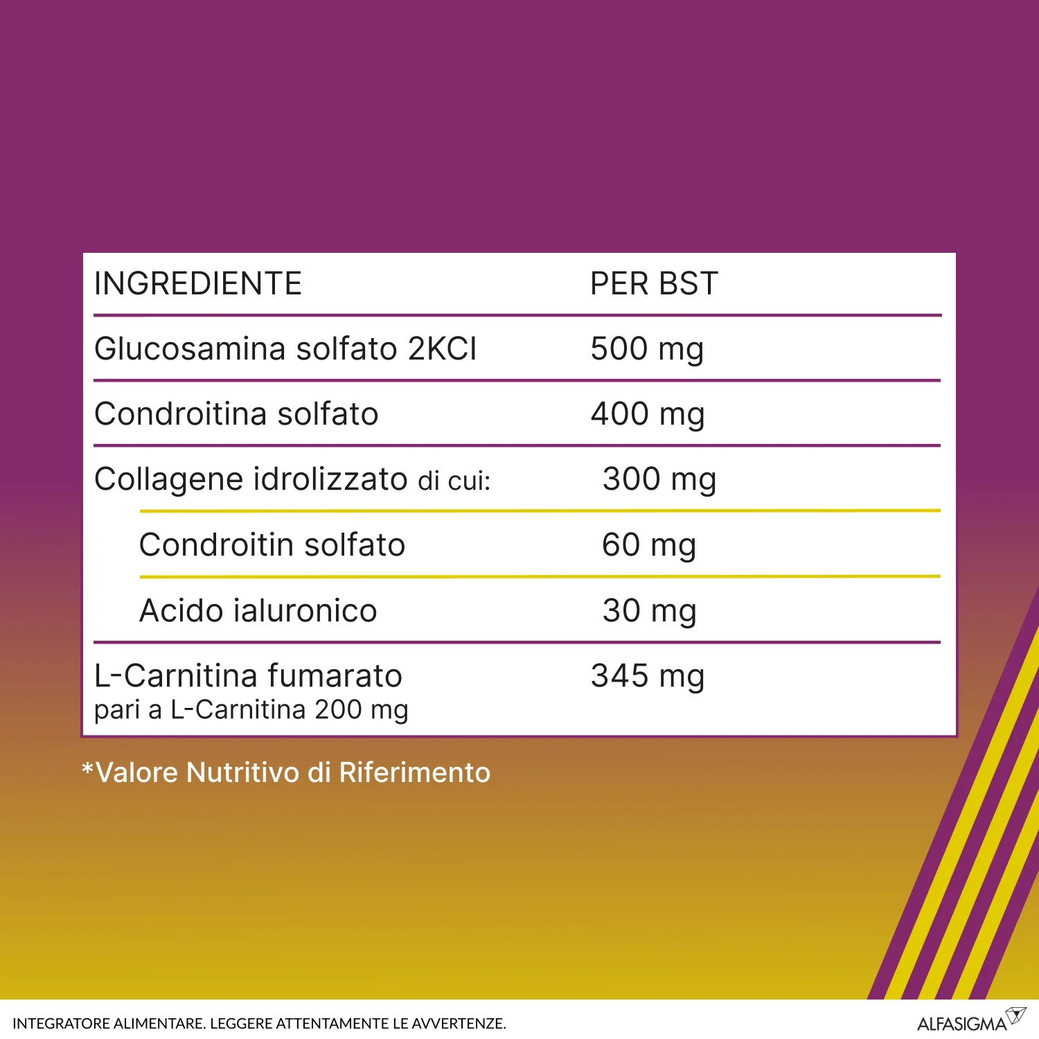 Amedial BF 20 Buste Integratore per Cartilagini