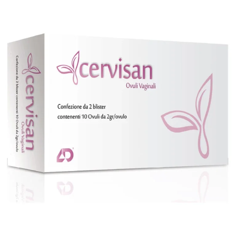 Cervisan 10 Ovuli Vaginali Azione Riepitelizzante Ecosistema Vaginale