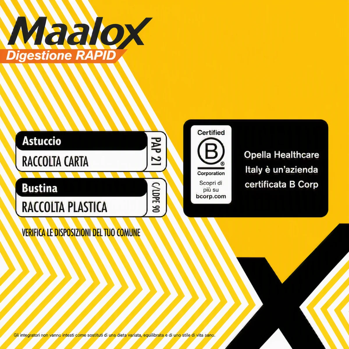 Maalox Digestione Rapid 20 Bustine Da 2 g Benessere Digestivo