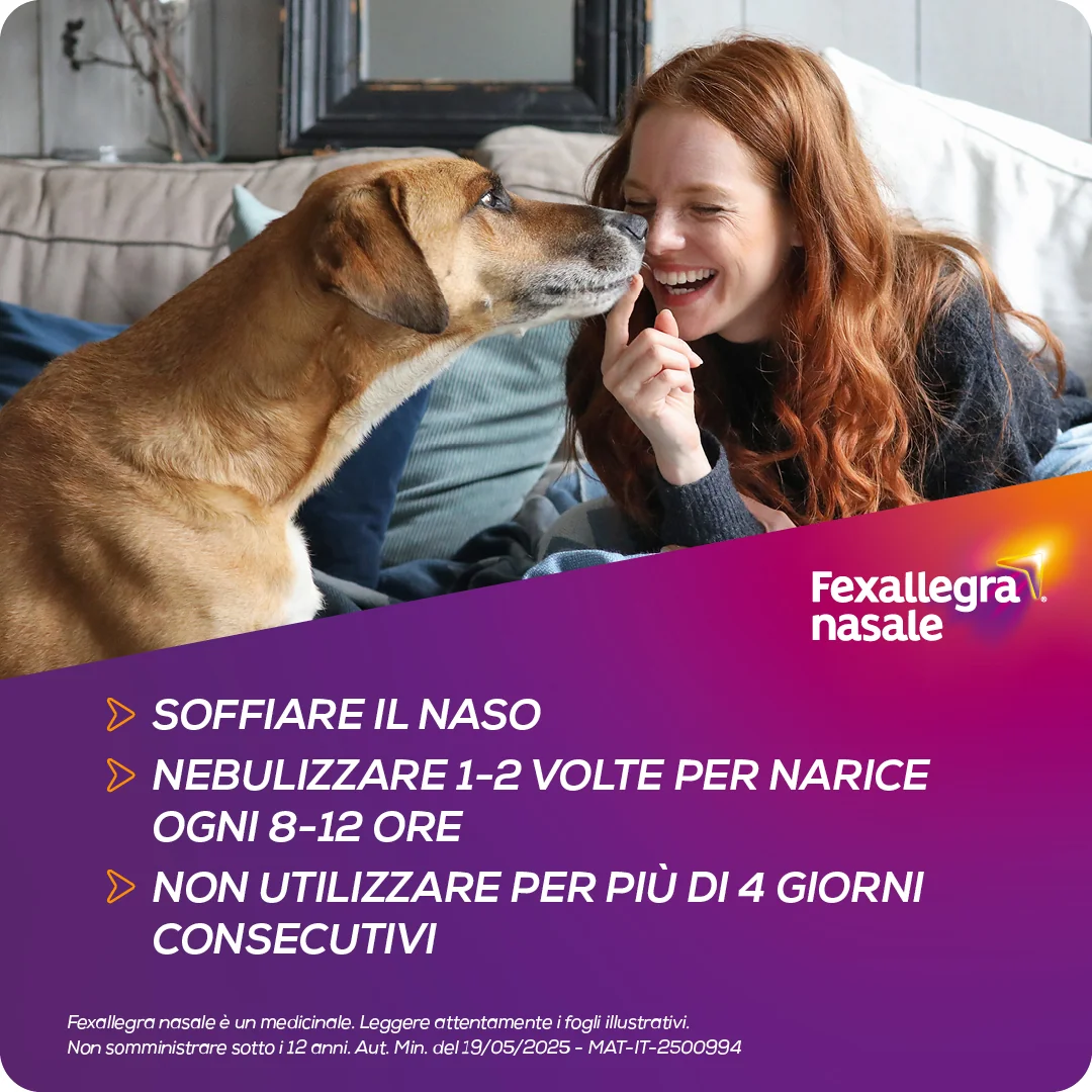 Fexallegra Nasale Spray 10 ml 1 mg/ml + 3,55 mg/ml Rinite Allergica