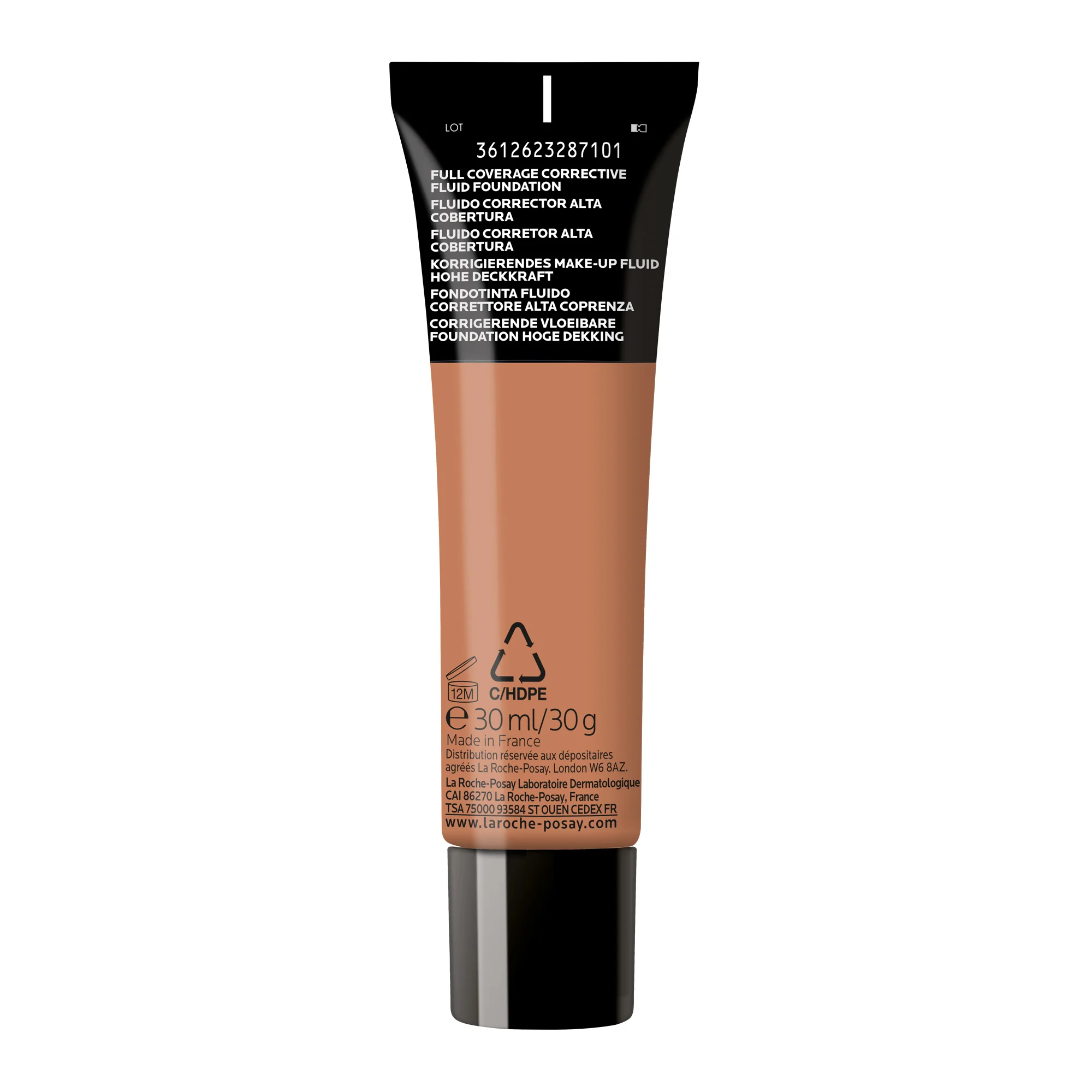 La Roche Posay Toleriane Fondotinta Fluido 14, 30 Ml Correttore alta coprenza