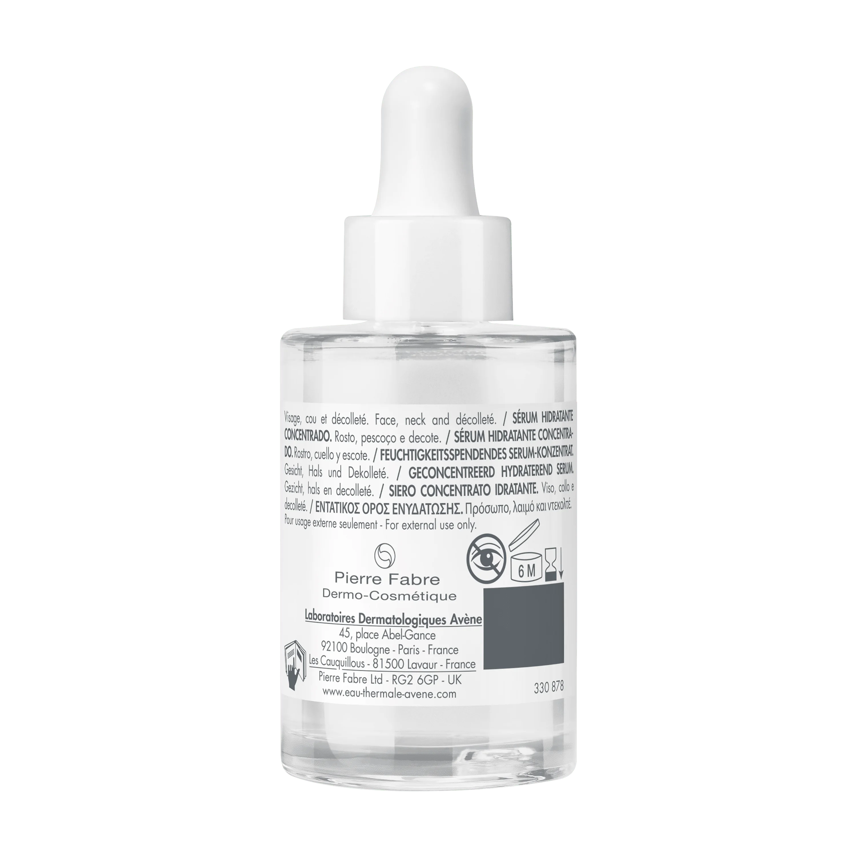 Eau Thermale Avene Hydrance Boost Siero Concentrato Idratante 30 ml Pelle Disidratata