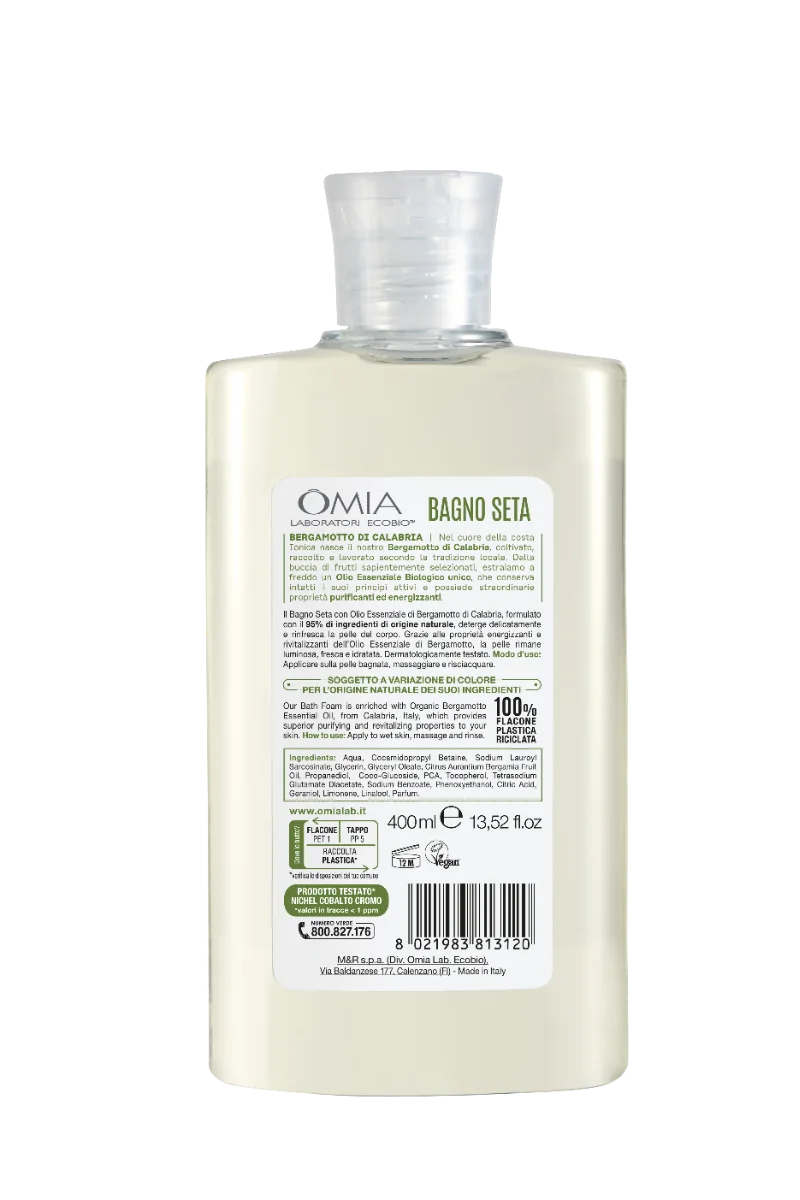 Omia Bagno Bergamotto Calabria 400 ml Detergente Delicato