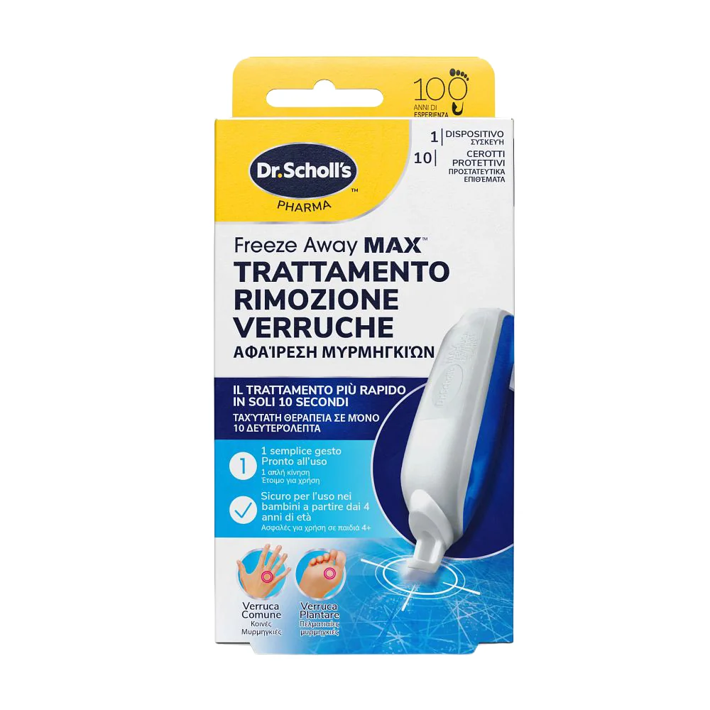 Trattamento Rimozione Verruche Scholl Freeze Away Max