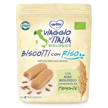 Mellin Viaggio d'Italia Biscotto Bio Riso 150 g 