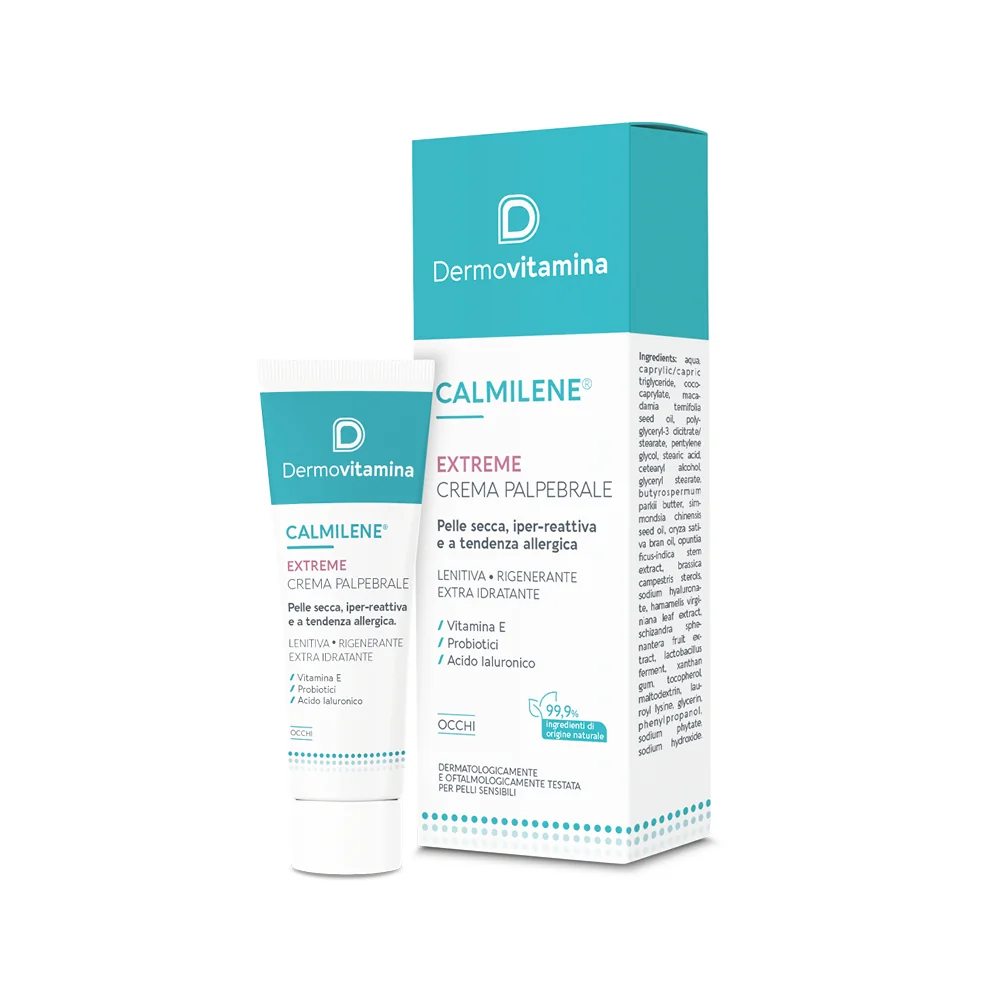 Dermivitamina Extreme Crema Palpebrale 15 ml Idratante, Lenitiva e Antiarrossamento