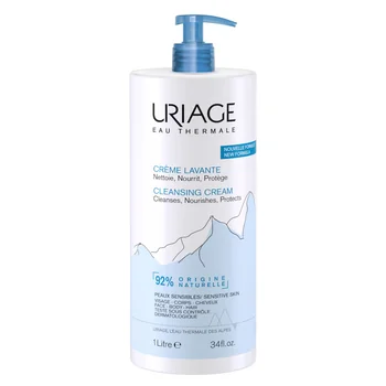 Uriage Eau Thermale Crema Lavante 1 Litro Detergente Senza Sapone Viso Corpo e Capelli