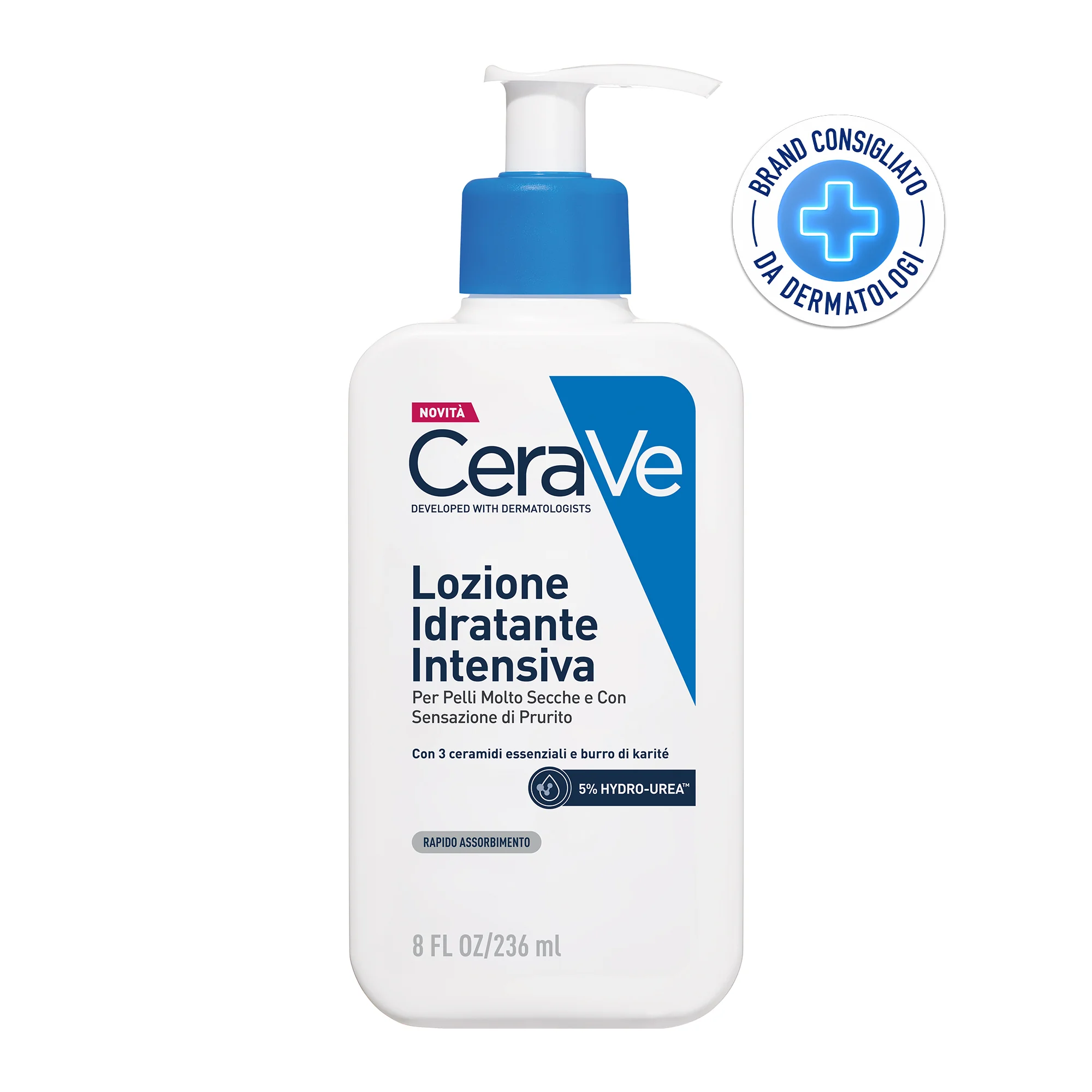 Cerave Lozione Idratante Intensiva 236 ml Idratazione per pelli molte secche e con sensazione di prurito.