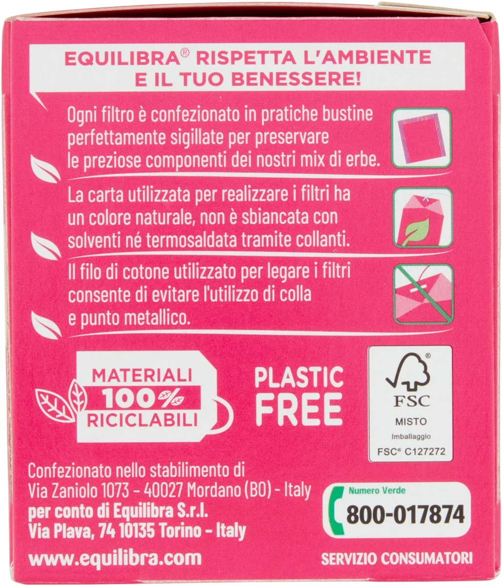 Equilibra Tisana Pancia Piatta 15 Filtri Finocchio e Anice Stellato
