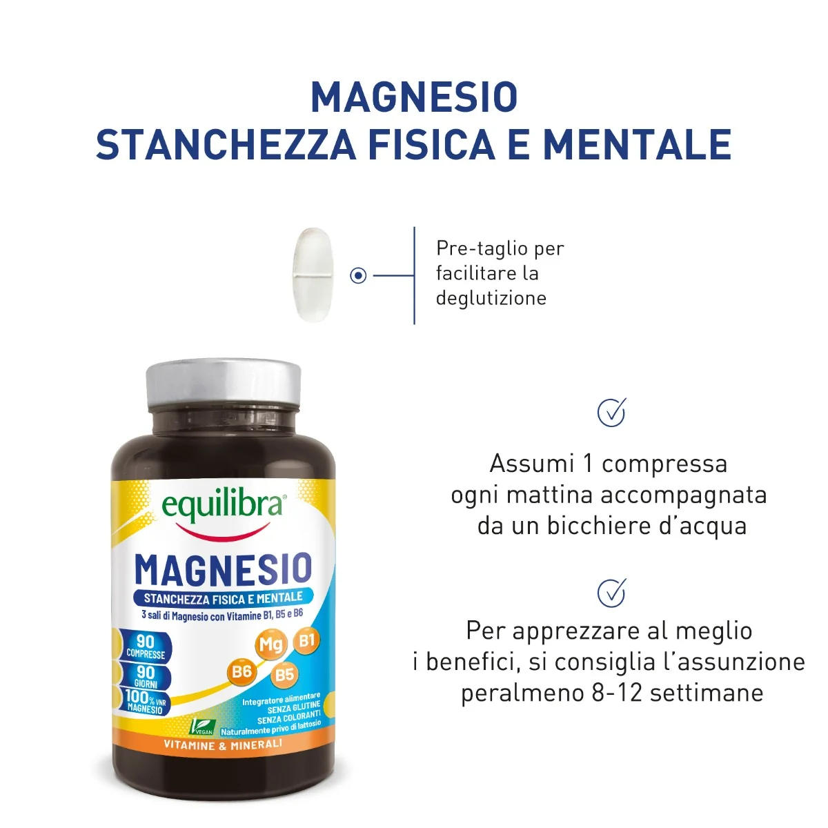 Equilibra Magnesio 90 Compresse Sali Minerali