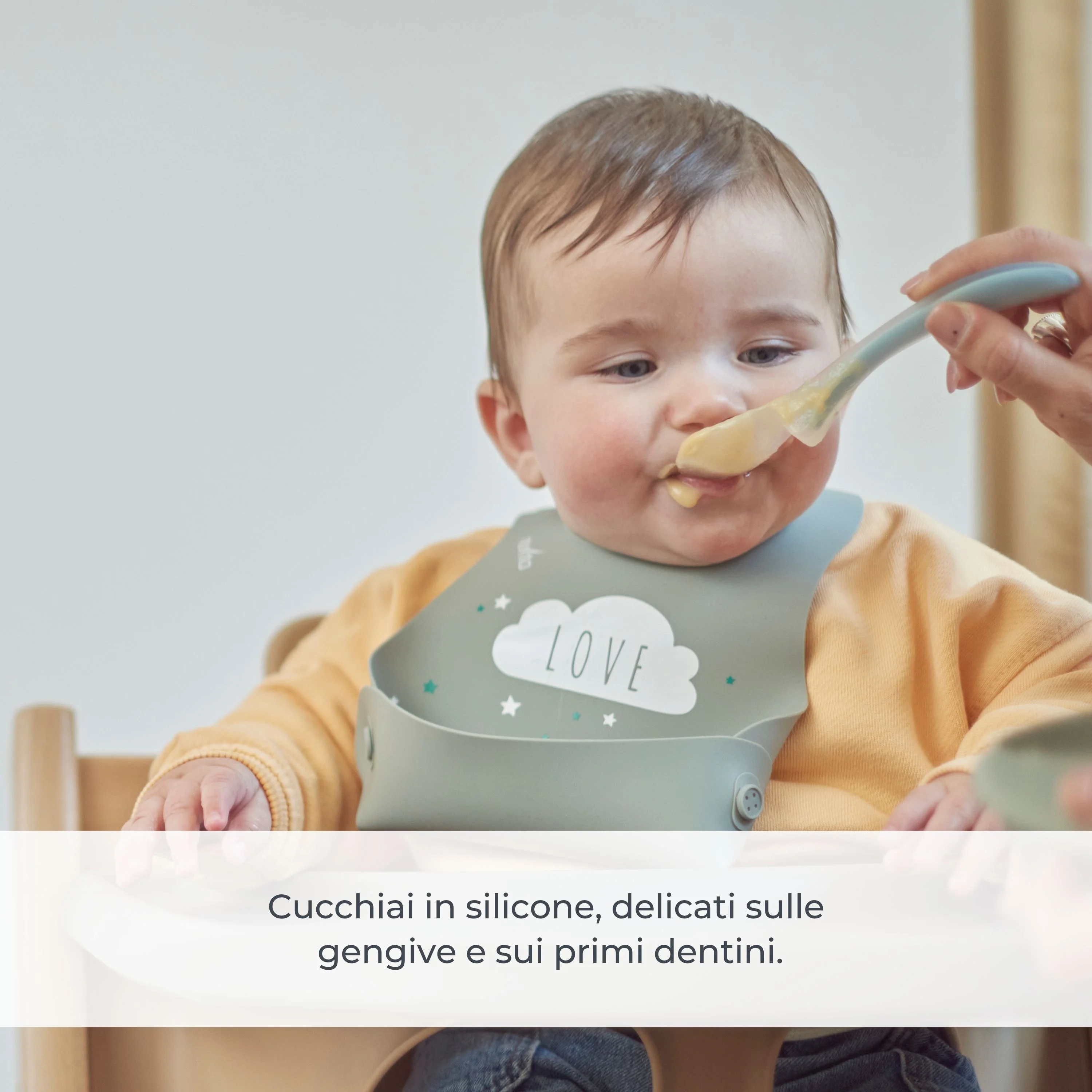 Nuvita Set Cucchicco Sil6+ Rosa2Pz Delicati su Gengive